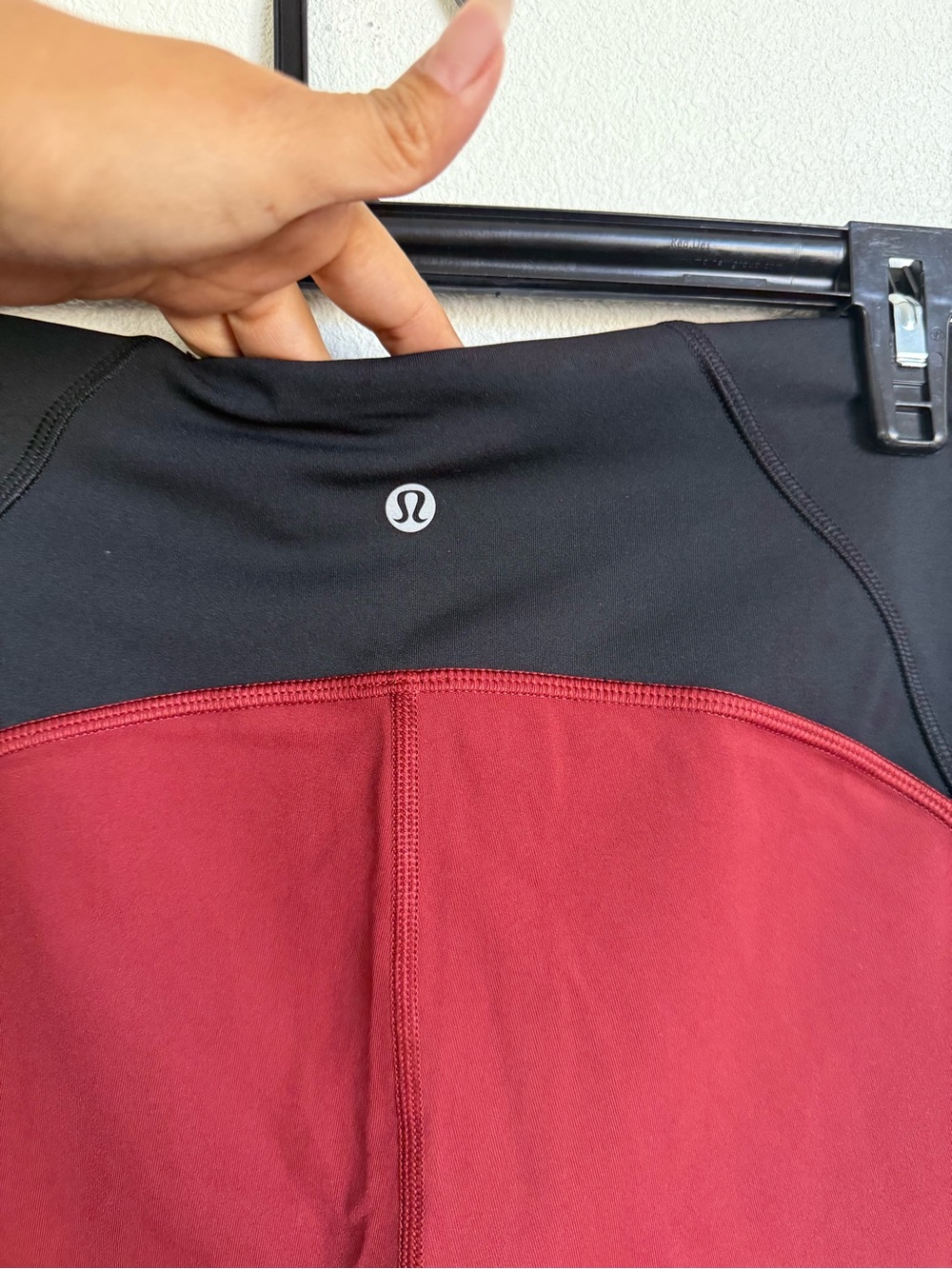 Lululemon Train Times 6” Shorts Size 8 Bonfire Black High Rise Mesh Run Gym - Picture 3 of 6